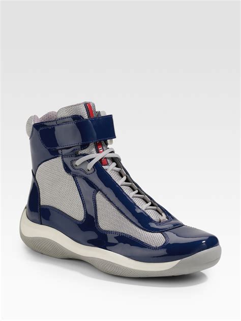 prada sneakers woman|high top Prada sneakers.